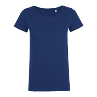 T-SHIRT SRA M/CURTA MIA AZUL PROFUNDO 